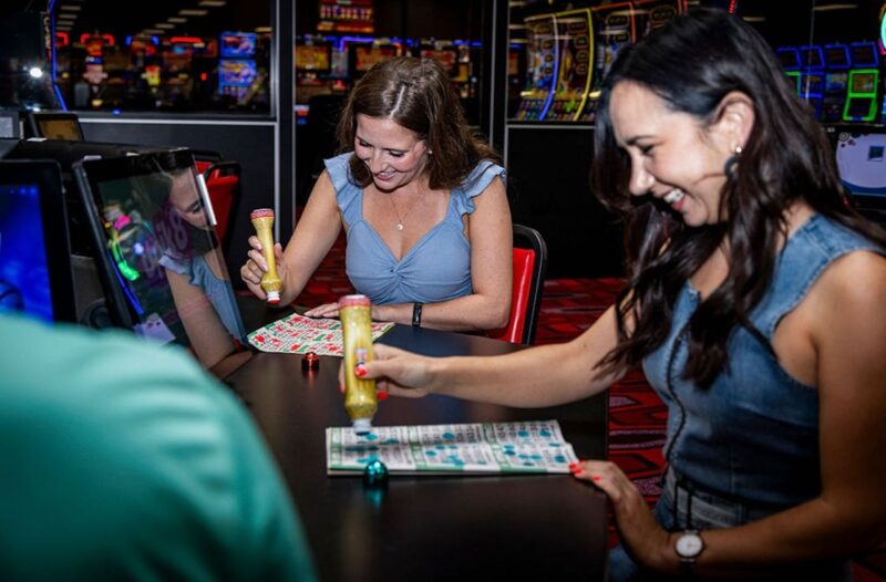 Bingo players playing Bingo in Canada