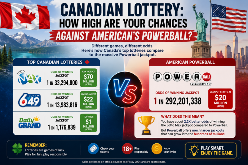 Canadian Lotteries Vs Powerball