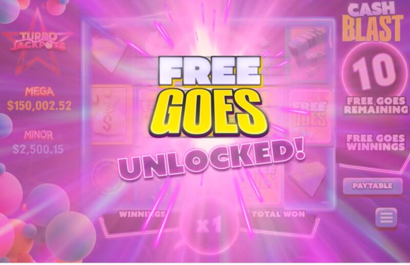 Cash Blast Free Goes