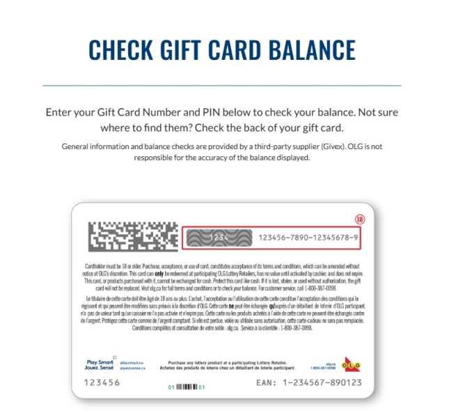 Check Gift Card Balance