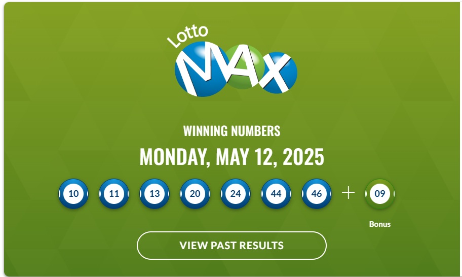 Check Lotto Max Results on Lottery Wesbites