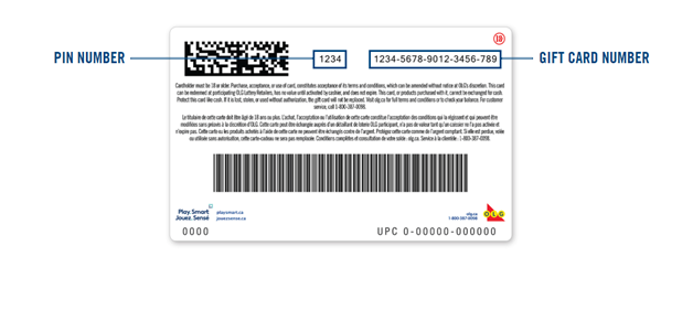 Check the balance of Gift card