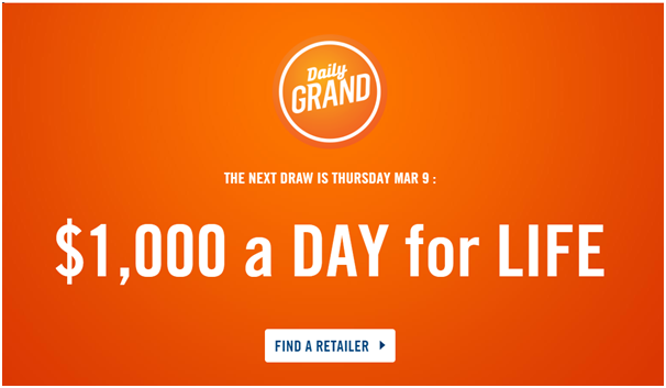 Daily grand lottery