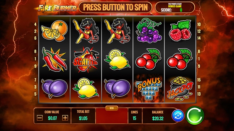 Fire Burner Slot