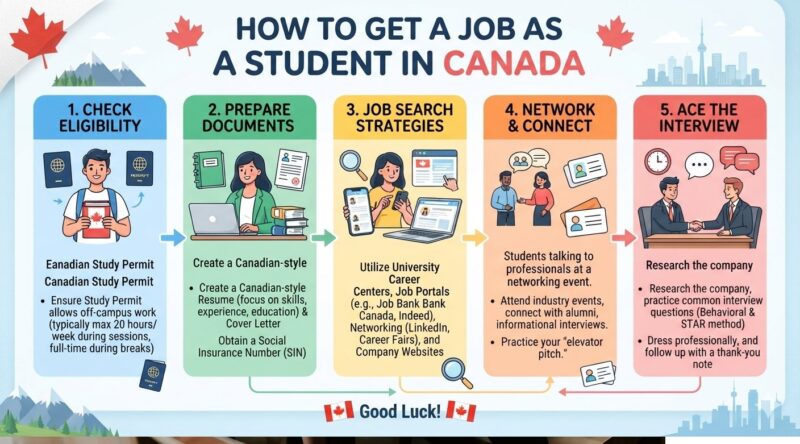How to Get a Job as a Student in Canada