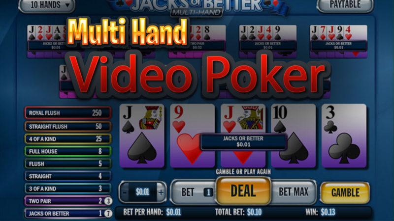 How to play Multihand video poker?