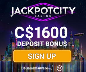 Jackpot City Canada $1600 Welcome Bonus