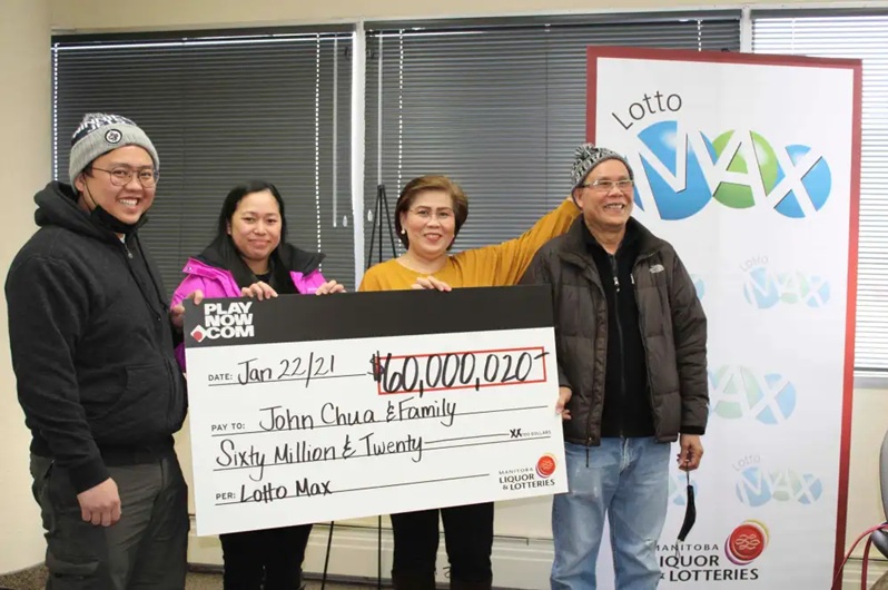 Jhoana Chua, Angie Chua, and Ben Lagman won the $60-million jackpot on the Jan. 22 Lotto Max draw — the largest lottery win in Manitoba history.