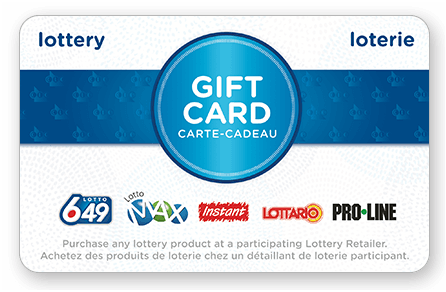 Lottery gift card