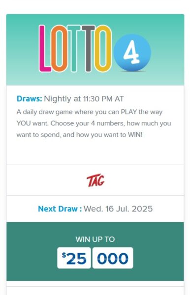 Lotto 4 draw