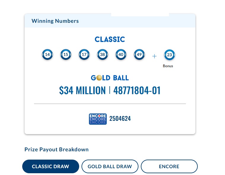 Lotto 649 draw