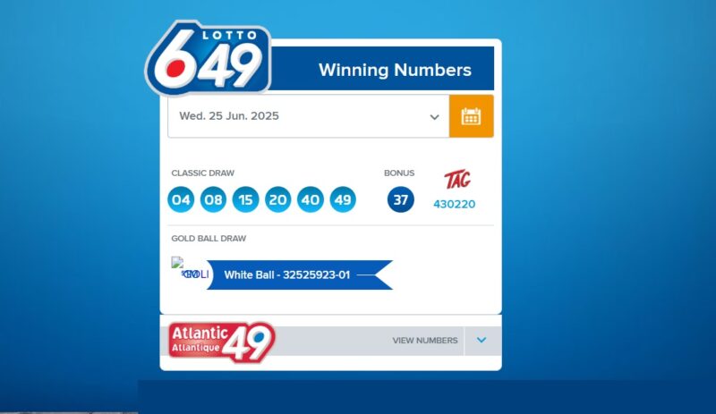 Lotto 649 with TAG
