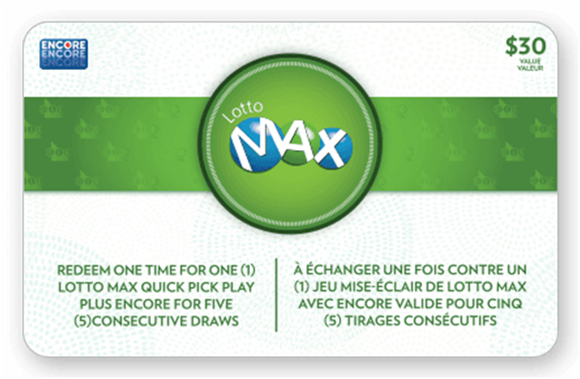 Lotto Max Gift card
