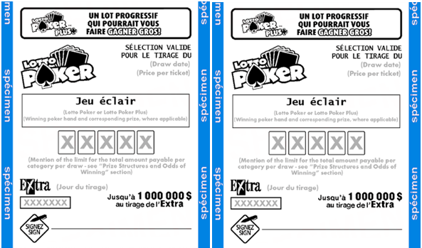 Lotto Poker Ticket