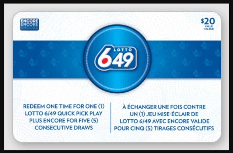 OLG Gift Card Lotto 649