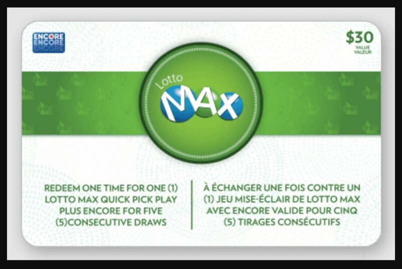 OLG Gift Card Lotto Max