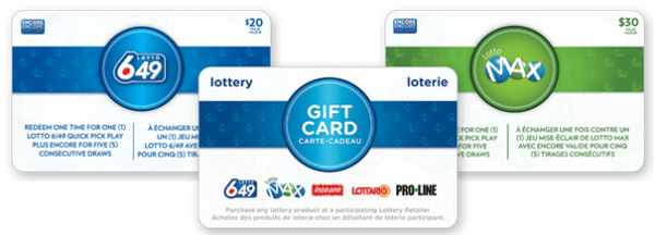 OLG Lottery Gift Cards