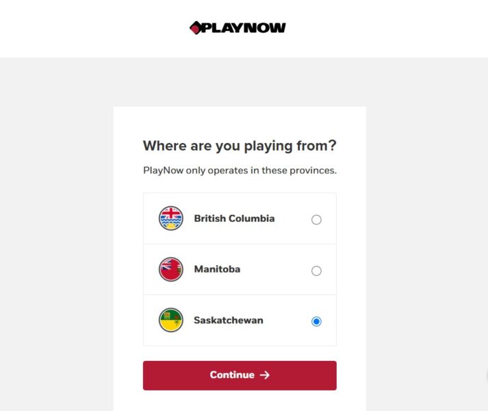 Play Now Canada - Register to Open Your Account