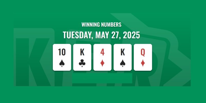 Poker Lotto Winning Numbers
