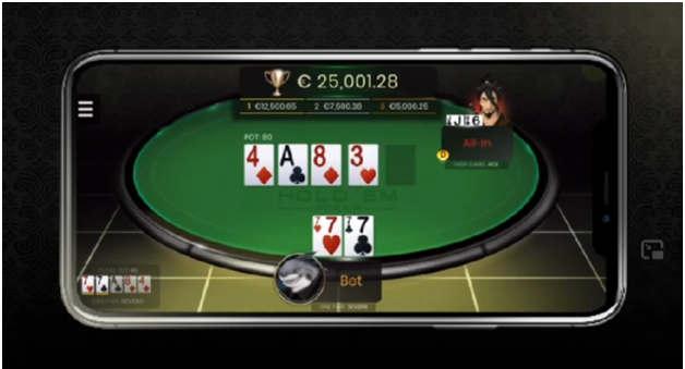 Poker games on your mobile