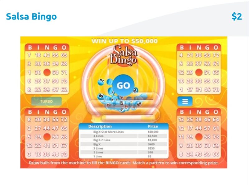 Salsa Bingo Game Play