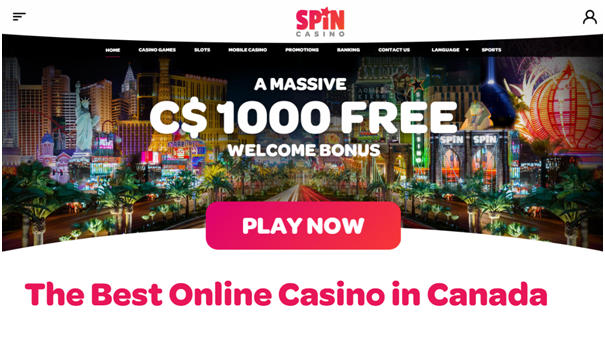Spin Casino - Play and win in CAD