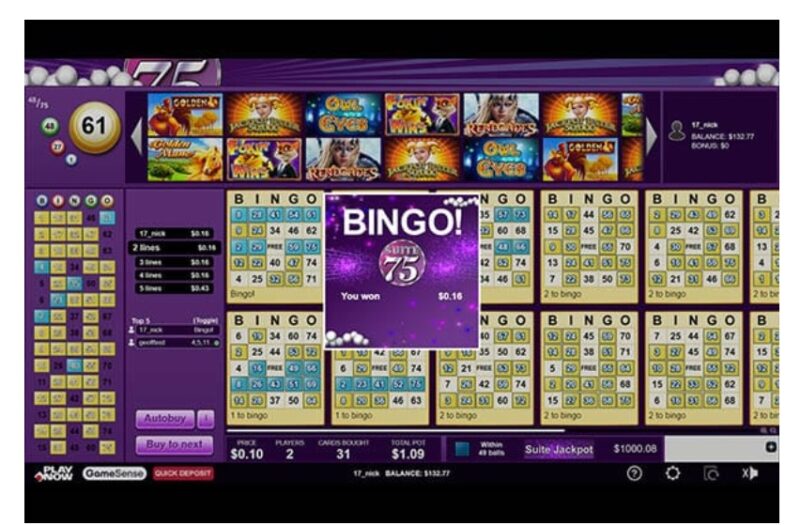 Suit 75 Bingo Room