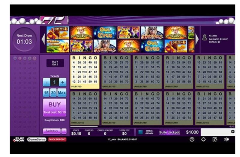 Suite 75 Bingo Room - How to Play