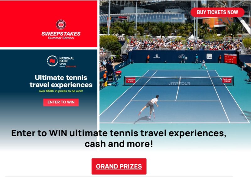 Tennis Canada Sweeps
