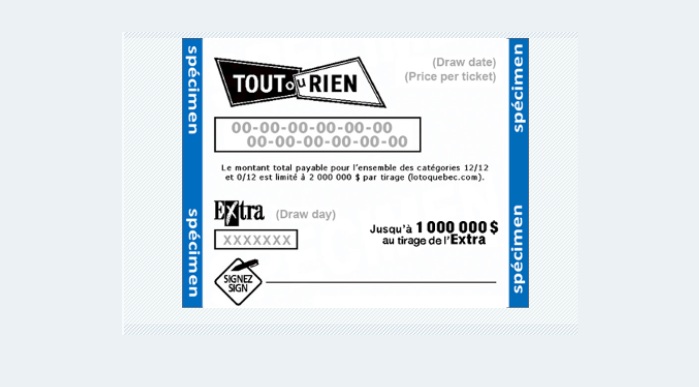 Tout Ou Rien Ticket
