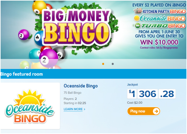 iBingo lottery Canada