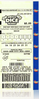 Mega Dice Ticket